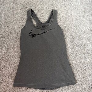 Gray Nike Pro Tank